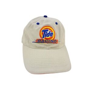 Tide Racing Downy NASCAR Hat Tan Cotton Adjustable Strapback Stylemaster Cap